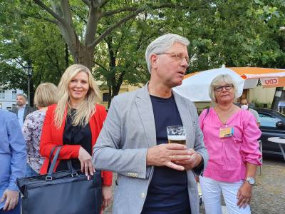 Aldona Niemczyk und Bundesminister a.D. Dr. Norbert Rttgen MdB