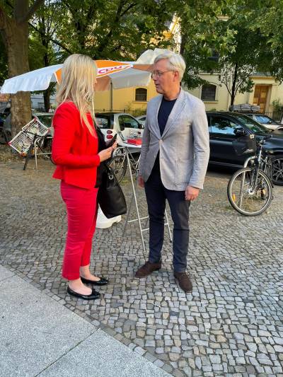 Aldona Niemczyk und Bundesminister a.D. Dr. Norbert Rttgen MdB