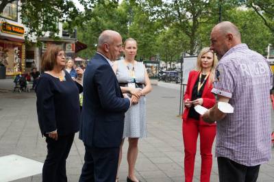 Spitzenkandidat Kai Wegner MdB und Aldona Niemczyk