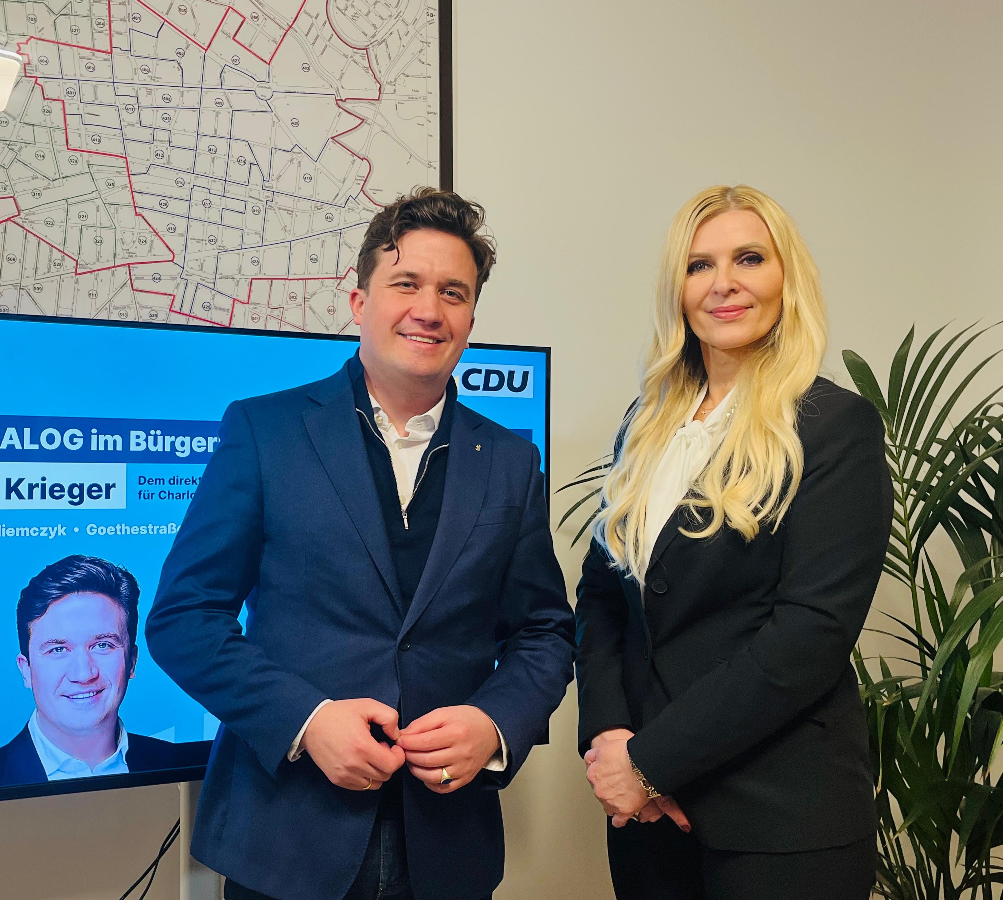 Lukas Krieger im B�rgerb�ro Aldona Niemczyk